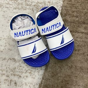 Nautica jersey lined sandals